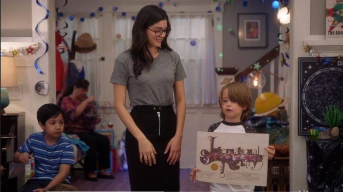 Boy Shows his International Star Registry Certificate