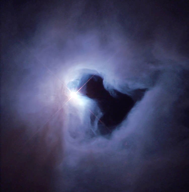 NASA image of the reflection nebula