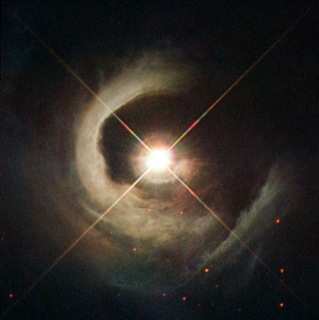 NASA Hubble Telescope Image of a star