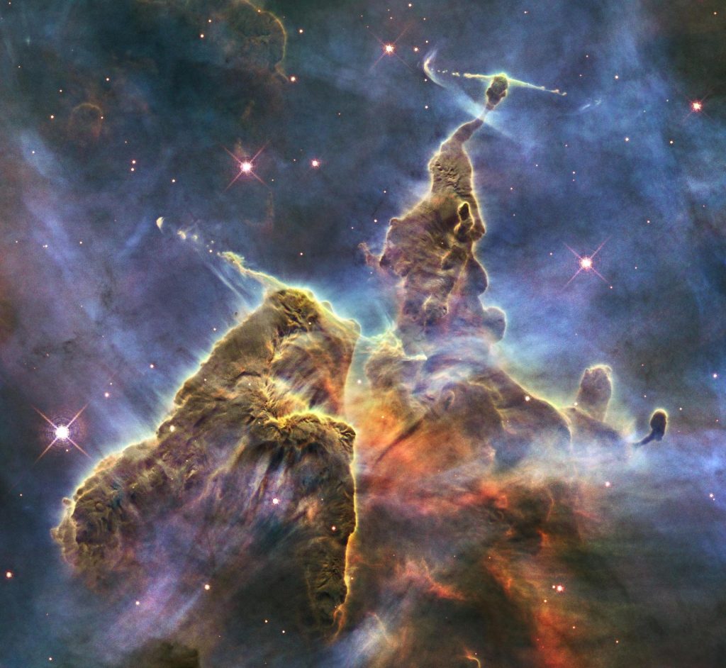 Amazing image of the Carina Nebula taken by the Hubble Space Telescope