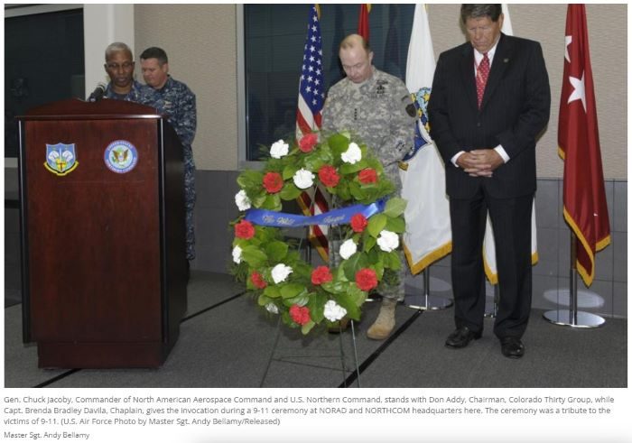 wreath honoring fallen troops