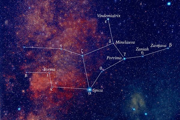 Virgo Artist rendition of the constellation Virgo