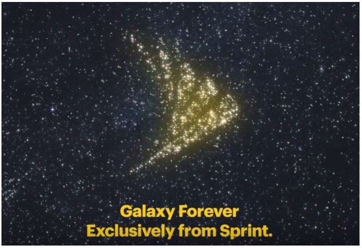 Sprint artwork depicting the constellation created by ISR.